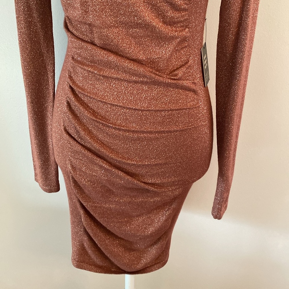 Express NWT sparkle ranched side dress small - Picture 3 of 9